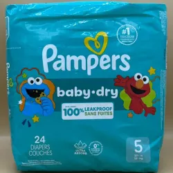 Culeros Pampers baby .dry  etapa 5