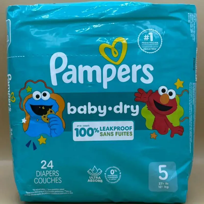 Culeros Pampers baby .dry  etapa 5
