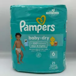 Culeros Pampers 6