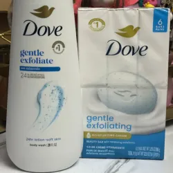 Dove Gel de baño y pack de 6 jabones Dove