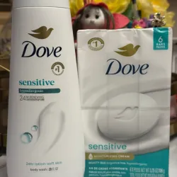 Dove gel y pack de 6 jabones
