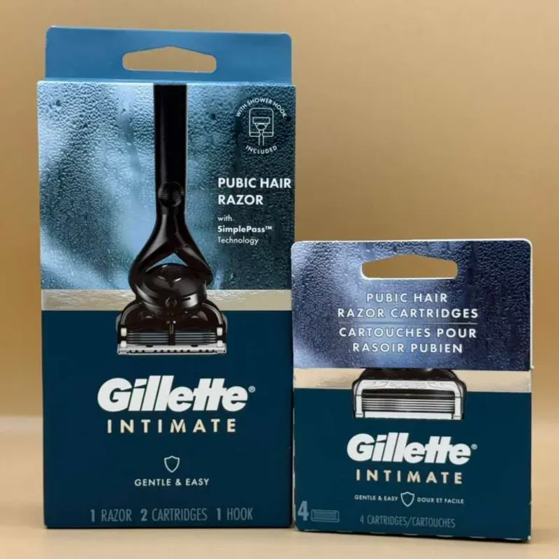 Gillette  con 4 repuestos