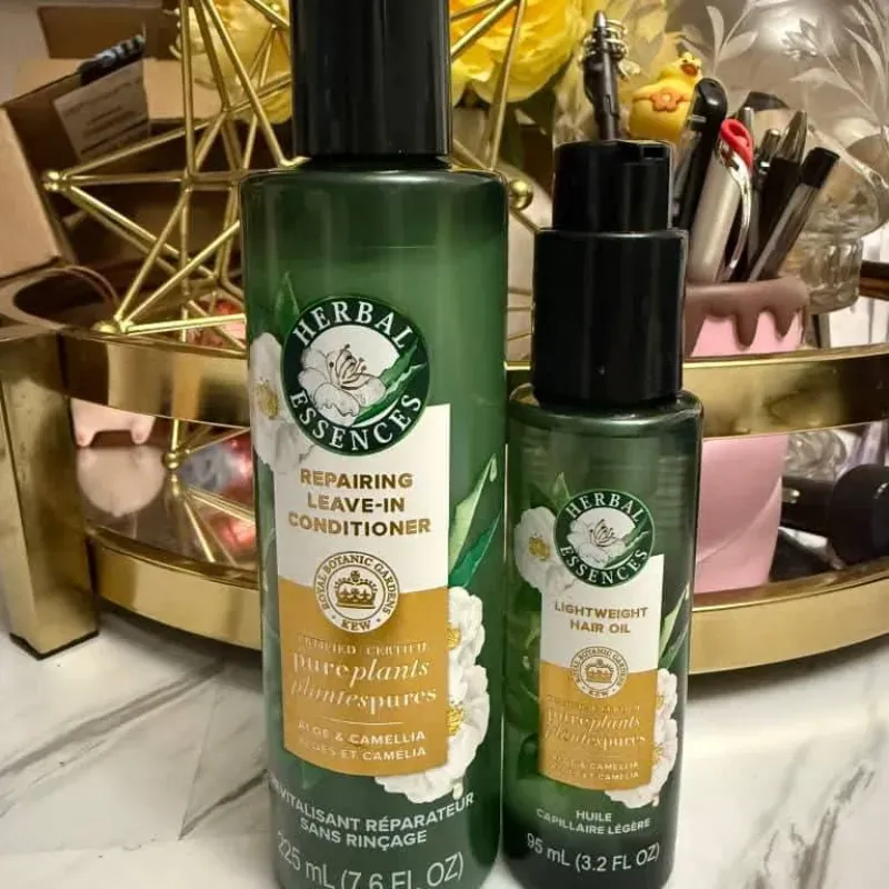 Herbal Essences aceite y leaving 