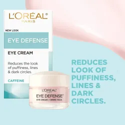 L'Oréal Paris Eye Defense, Crema para ojos con cafeína
