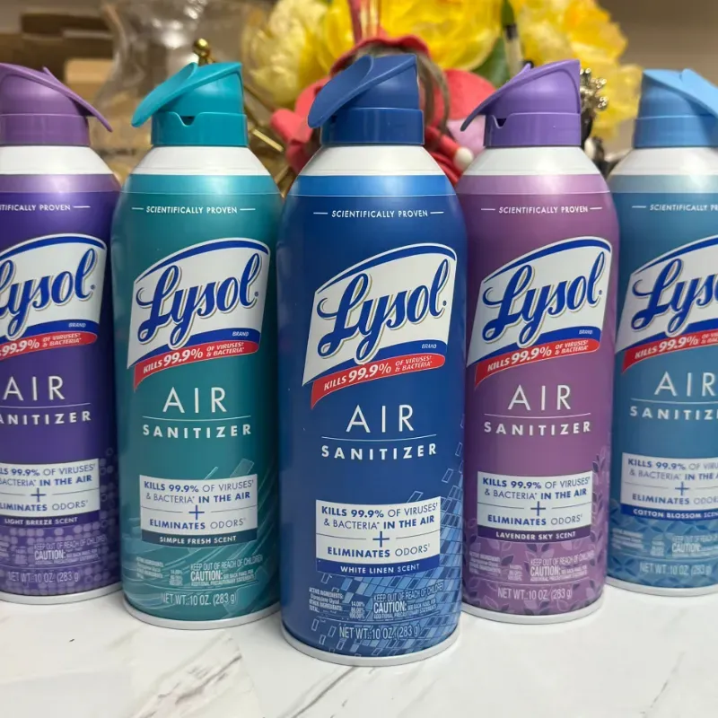 LYSOL spray desinfectante