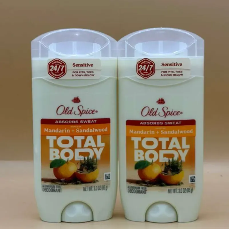 Old Spice mandarina + sandalwood