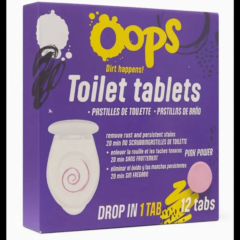 Oops tab para inodoro