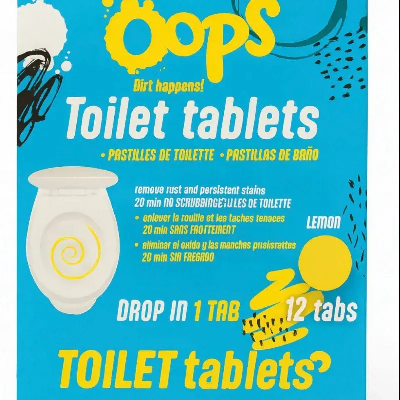 Oops tab para inodoro