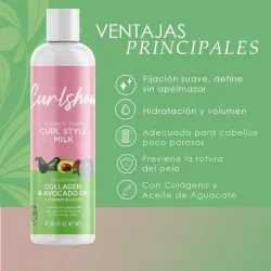 ORS Curlshow Leche para cabello rizado -
