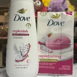 Set de gel de baño y paq de jabones de 6