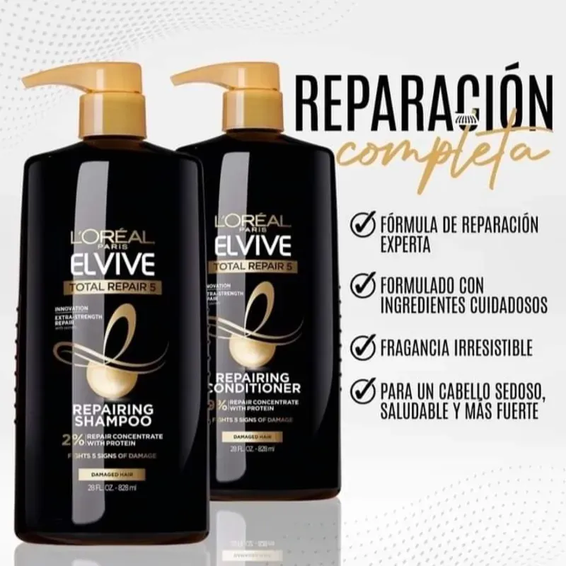 SET L'Oréal elvive 825ml 