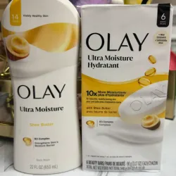 Set OLAY gel de baño y pack de 6 jabones