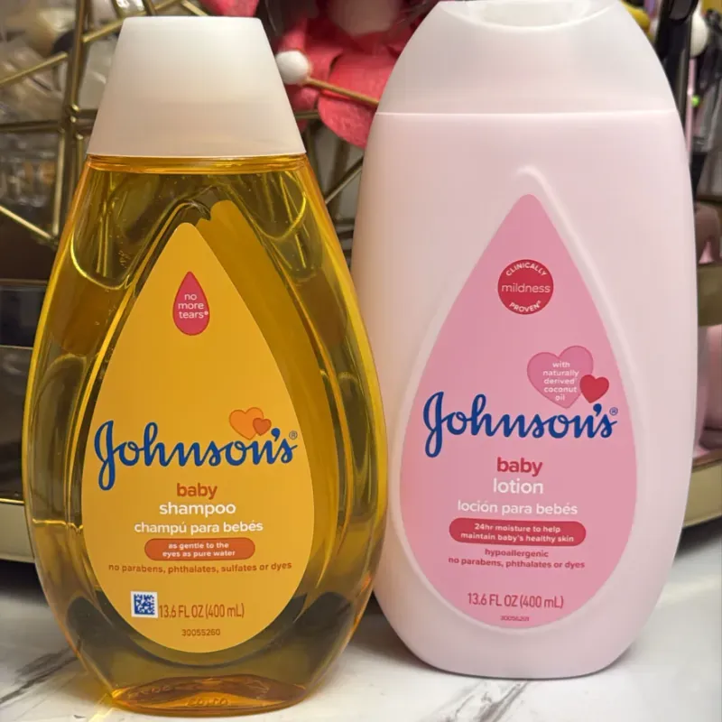 Shampu y crema Jhonson