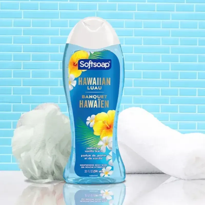 Softsoap Hawaiian Luau.