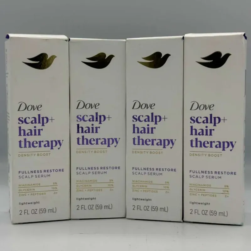 suero  Dove Scalp + Hair Therapy Fullness Restore Density Boost.