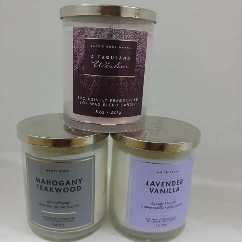 Velas aromáticas 