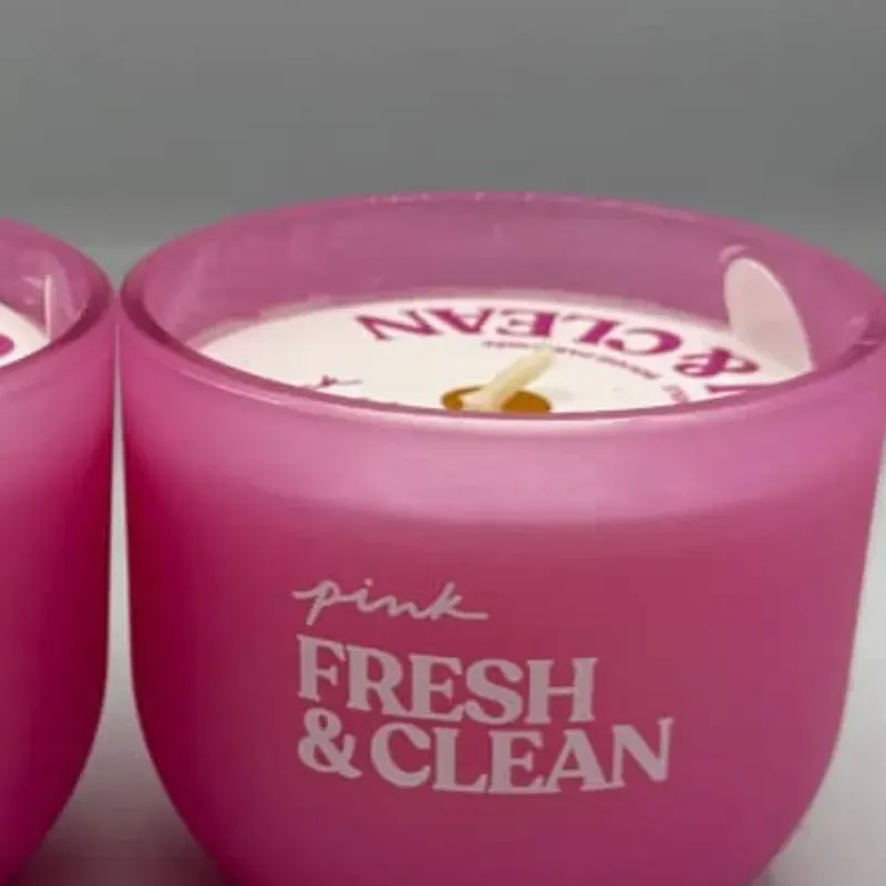 Velas aromáticas pink Fresh & clean