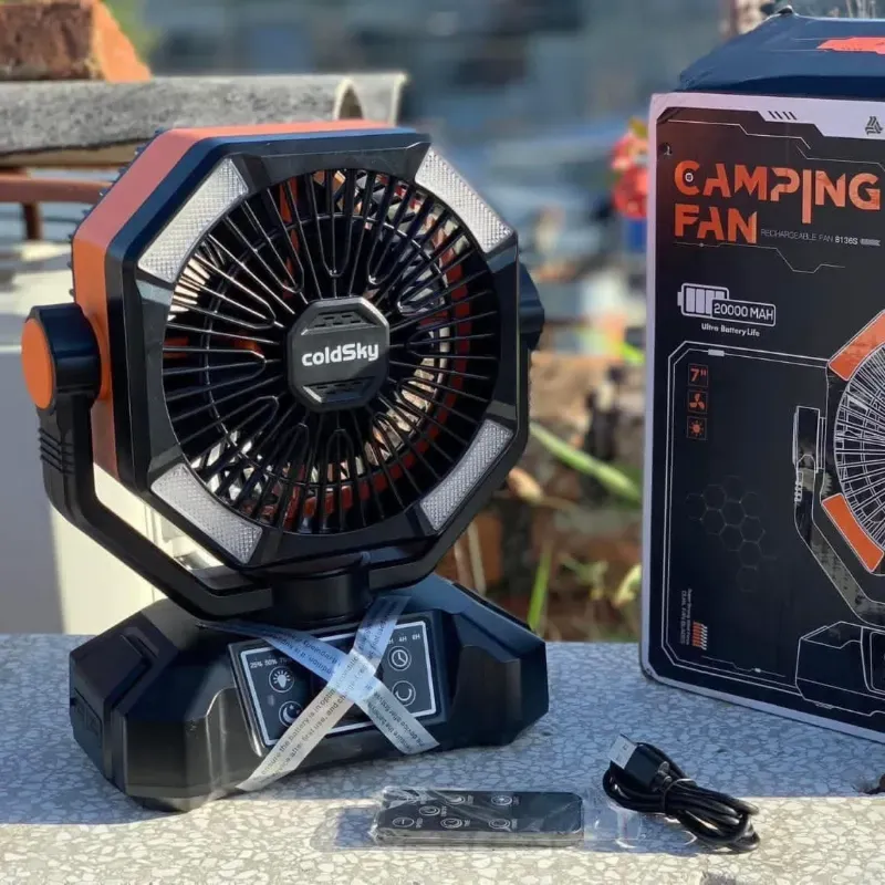 Ventilador recargable