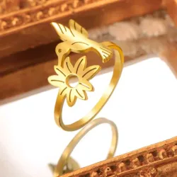 Anillo de colibrí
