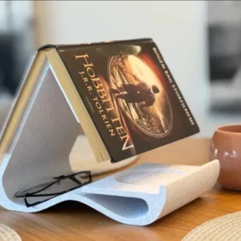Reposa libros con porta vasos 