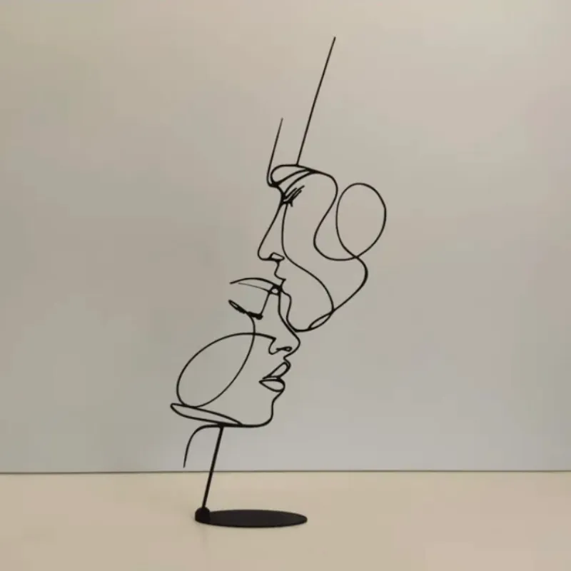 Estatuilla de beso 