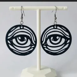 Pendientes de Ojos circular 