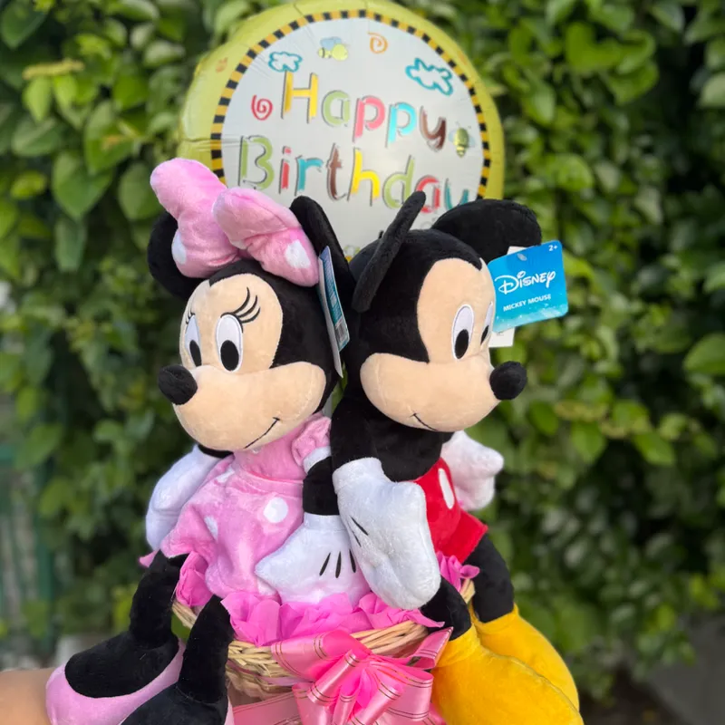 Cesta Minnie Y Mickey 