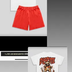 conjunto de short y pulover