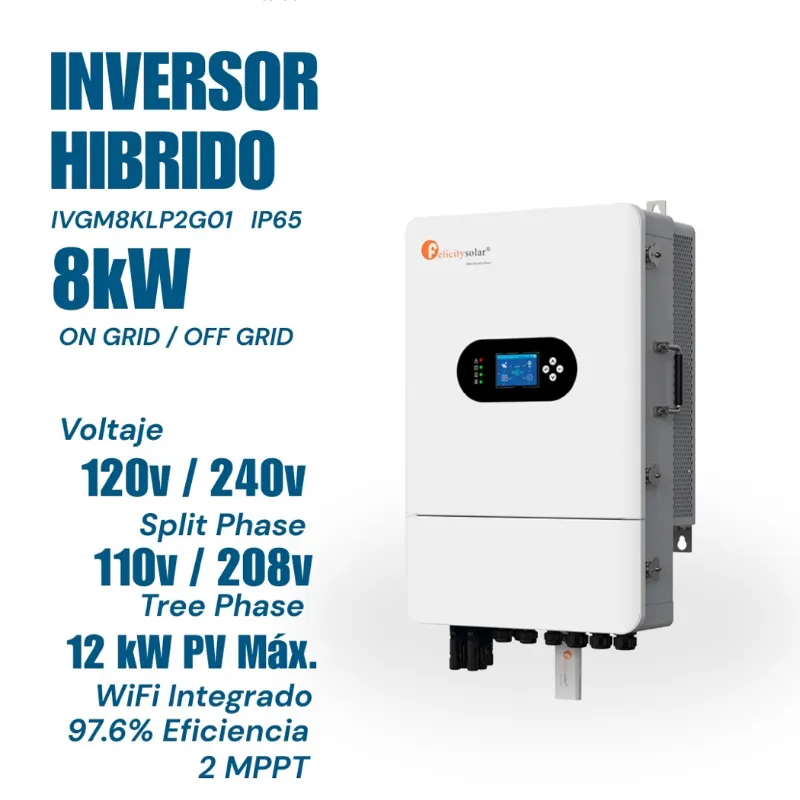Inversor Híbrido Felicity Solar IVGM8KLP2G1