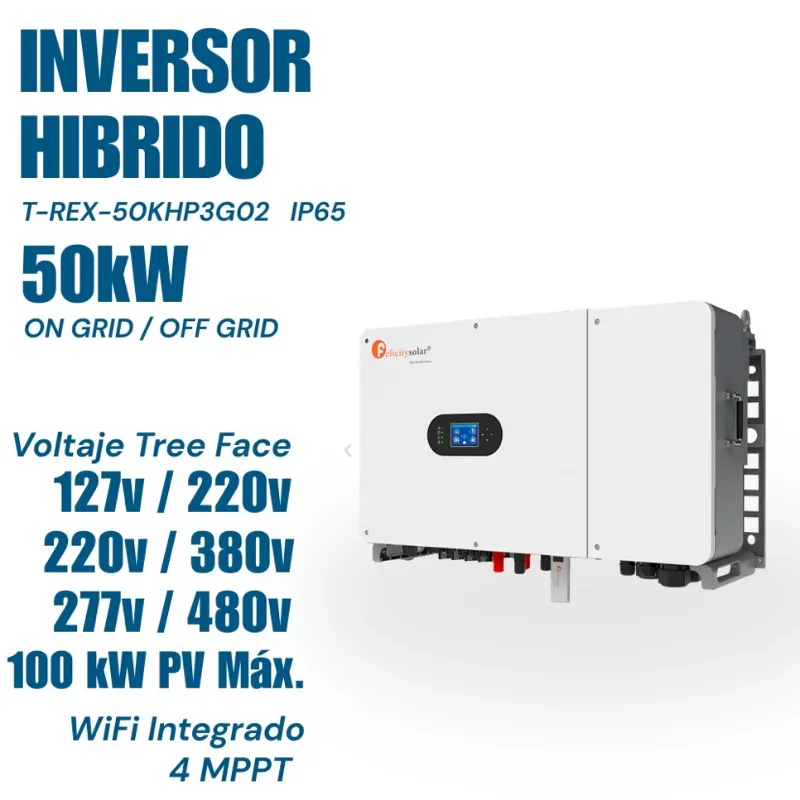 Inversor Híbrido Felicity Solar T-REX-50KHP3G02