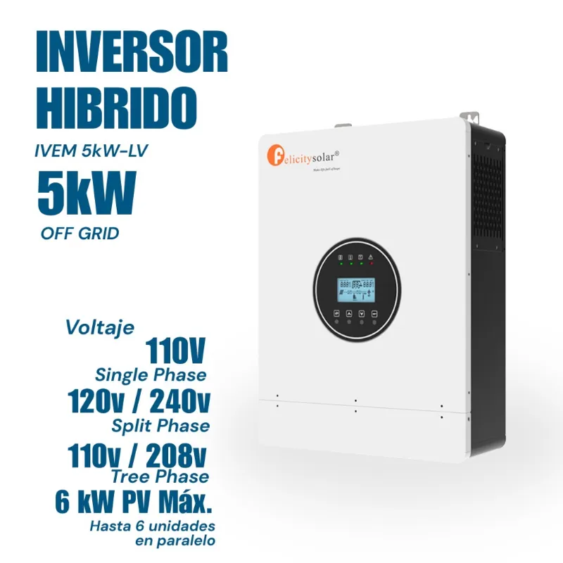 Inversor Off-Grid Felicity Solar IVEM5048-LV (5 kW)