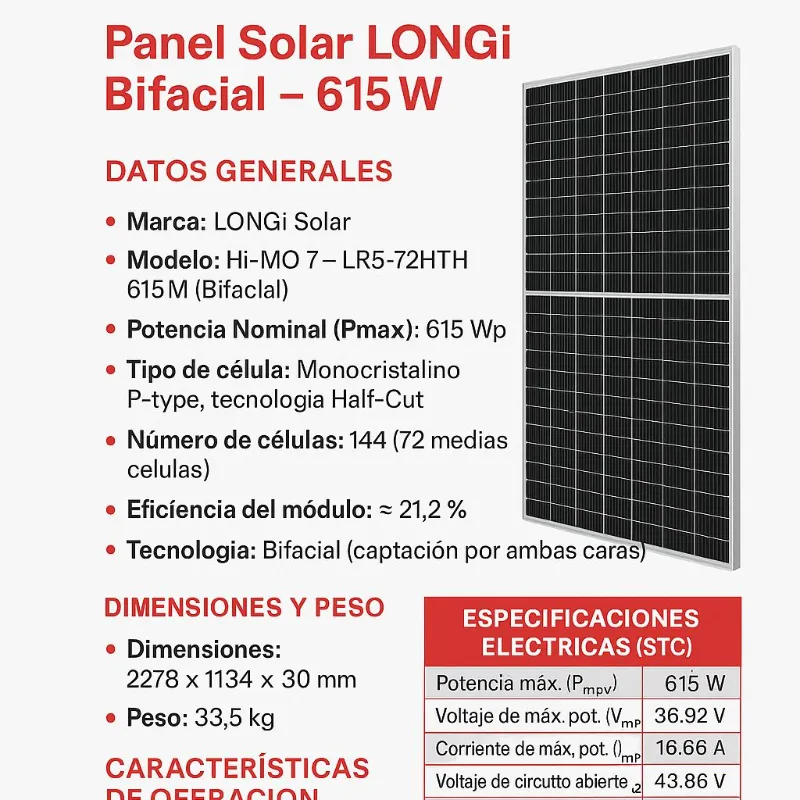 Paneles solares Longi y JA solar