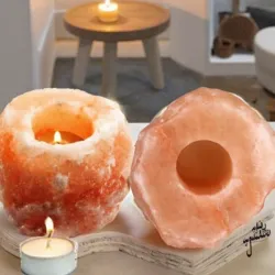 Quemador de velas de sal del Himalaya