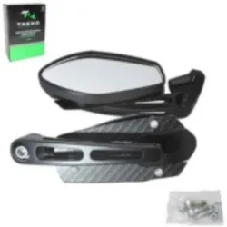 ESPEJO RETROVISOR P/ MOTO YAMAHA FZ-S FIBRA DE CARBOM TAEKO
