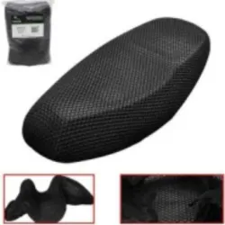 MALLA DE ASIENTO PARA MOTO NEGRA L TAEKO