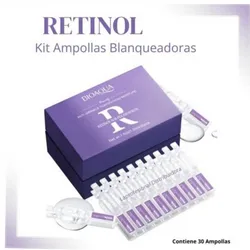 caja de ampolletas blanqueadoras de Retinol 💜