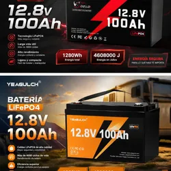 🔋BATERÍA IDEAL PARA INVERSORES🔋12.8V 100 Ah