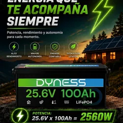 🔋BATERÍA IDEAL PARA INVERSORES 25.6V 100 Ah (2560 Wh)