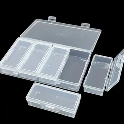 Caja de almacenamiento portátil transparente