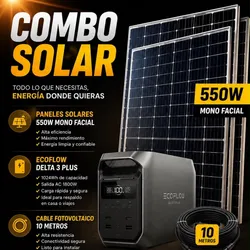 ¡COMBO SOLAR ECOFLOW!🔋 EcoFlow DELTA 3 Plus+ Panel+ Cable