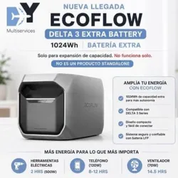 ECOFLOW DELTA 3 EXTRA BATTERY ⚡🔋