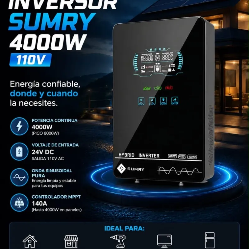 ⚡ Inversor Híbrido SUMRY 4000W