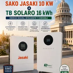 INVERSOR SAKO JASAKI 10 KW + BATERÍA TB SOLARO 16 KWH