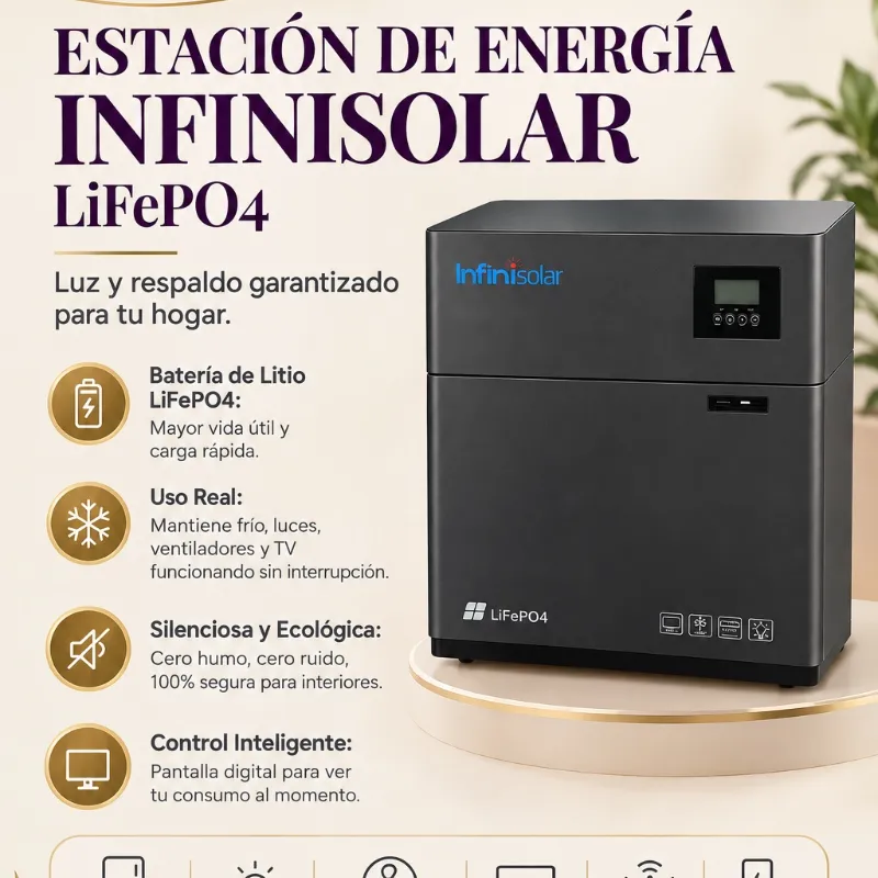 KIT TODO EN UNO INFINITY SOLAR 6KW + 15KWH 🔋
