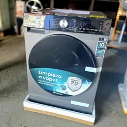 LAVADORA AUTOMÁTICA SECADO AL VAPOR MARCA HISENSE  15KGS