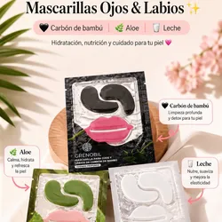 Mascarillas Duales para Ojos y Labios