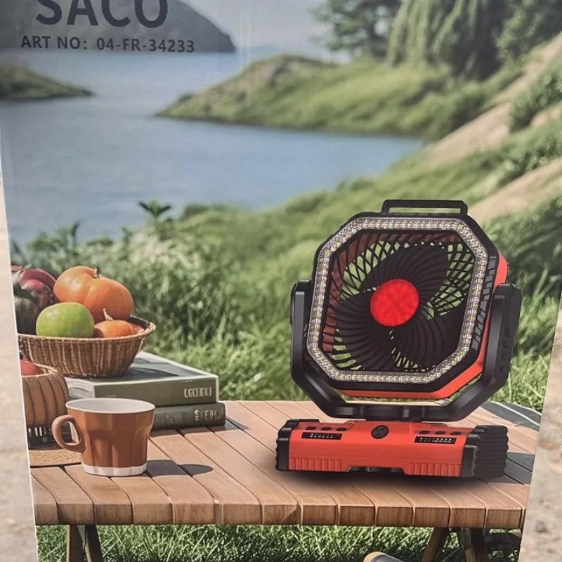 VENTILADOR MULTIFUNCIÓN RECARGABLE SACO (40,000 mAh) 🔥