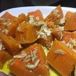 Calabaza con  mojitos