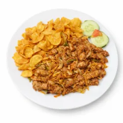 Fajita de cerdo con boniato 