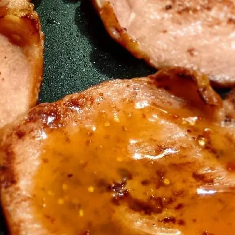 lomo en salsa agridulce 